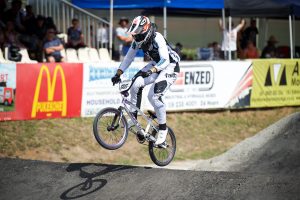 Sarah Walker in action. Photo: Darryl Carey