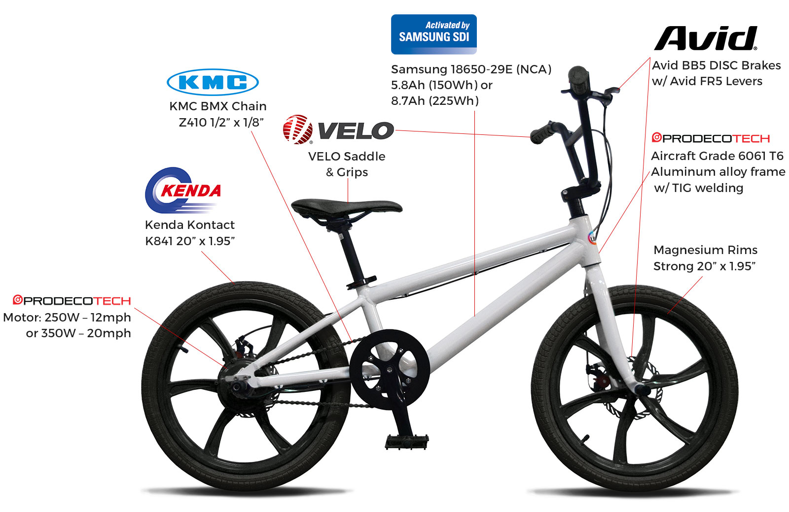 20 inch electric bmx bike sale