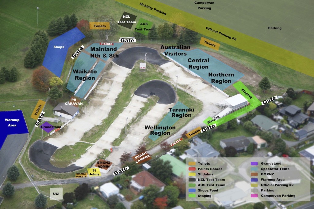 2015 BMXNZ Norths Site Plan & Parking