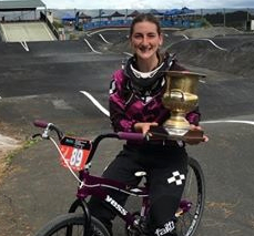 Caitlin Georgantas named BMX NZ Sportswoman of the Year