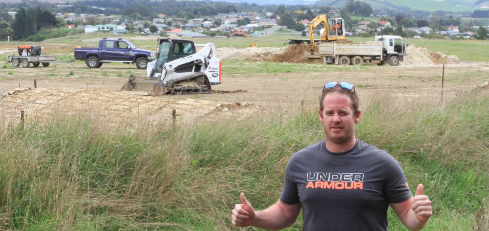 Work begins on North Otago BMX track