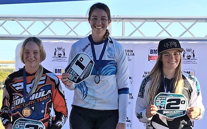 Walker wins Oceania BMX title