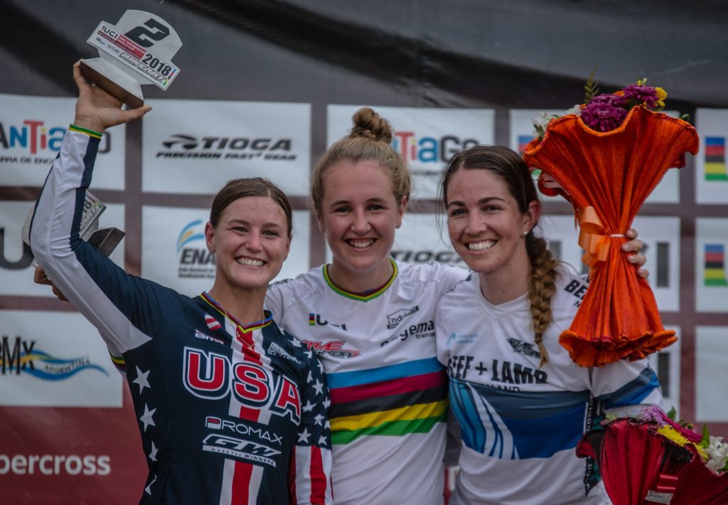 Walker fights back from adversity to score World Cup BMX podium