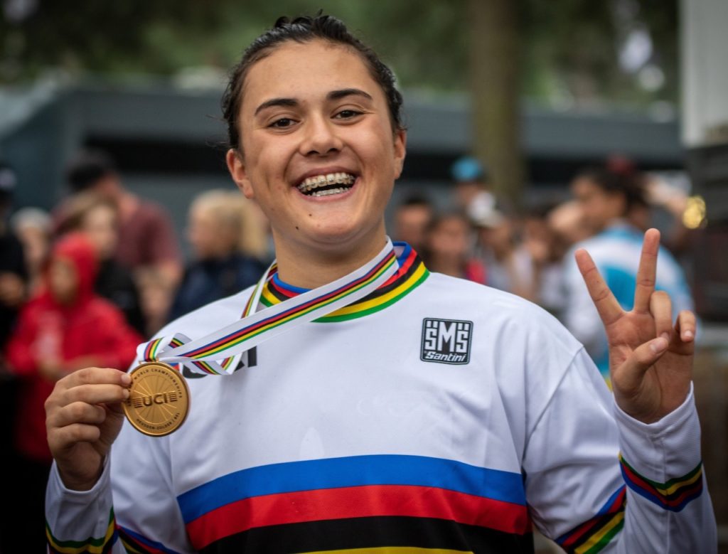 Jessie Smith claims BMX rainbow jersey in Belgium