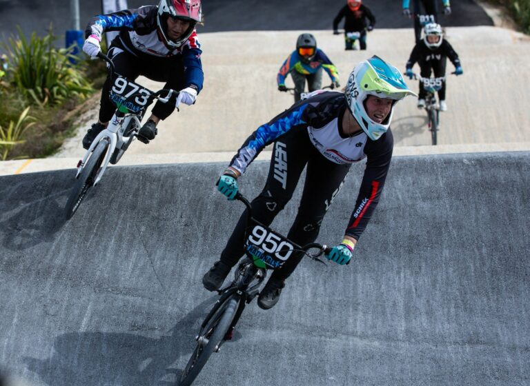 Petch and Bias make it a hattrick of BMX national elite titles in Hamilton