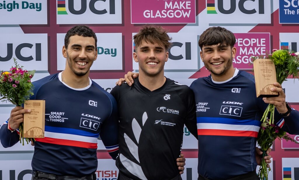 Rico Bearman claims under-23 BMX honours in Glasgow World Cup